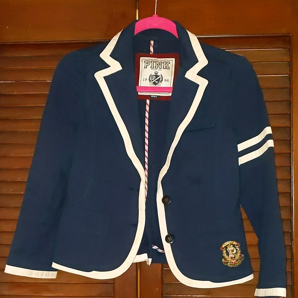 Pink Varsity Blazer